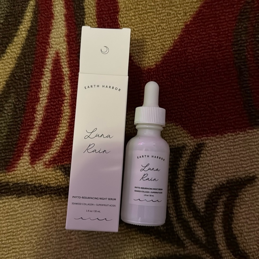 Earth Harbor LUNA RAIN Phyto-Resurfacing Night Serum NWT